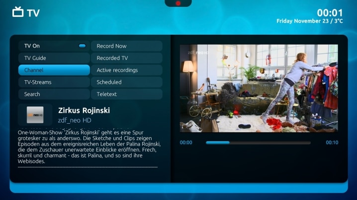 MediaPortal Titan TV Overview