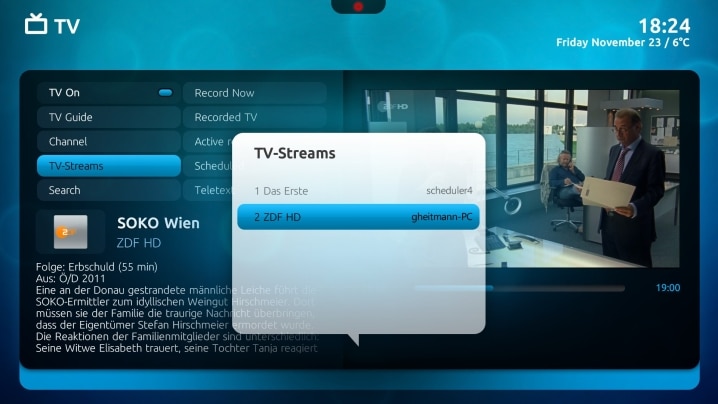 media portal tv tuner