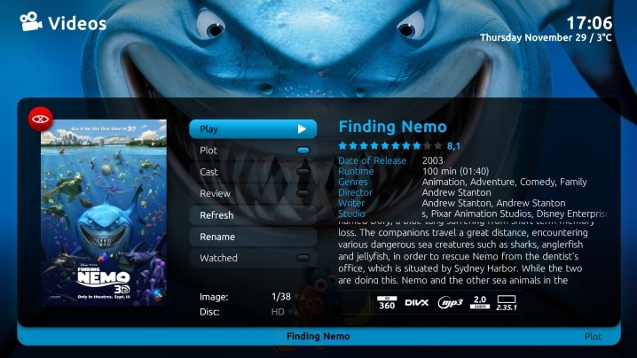 MediaPortal Titan Video Nemo