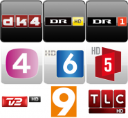Danish TV & Radio logos